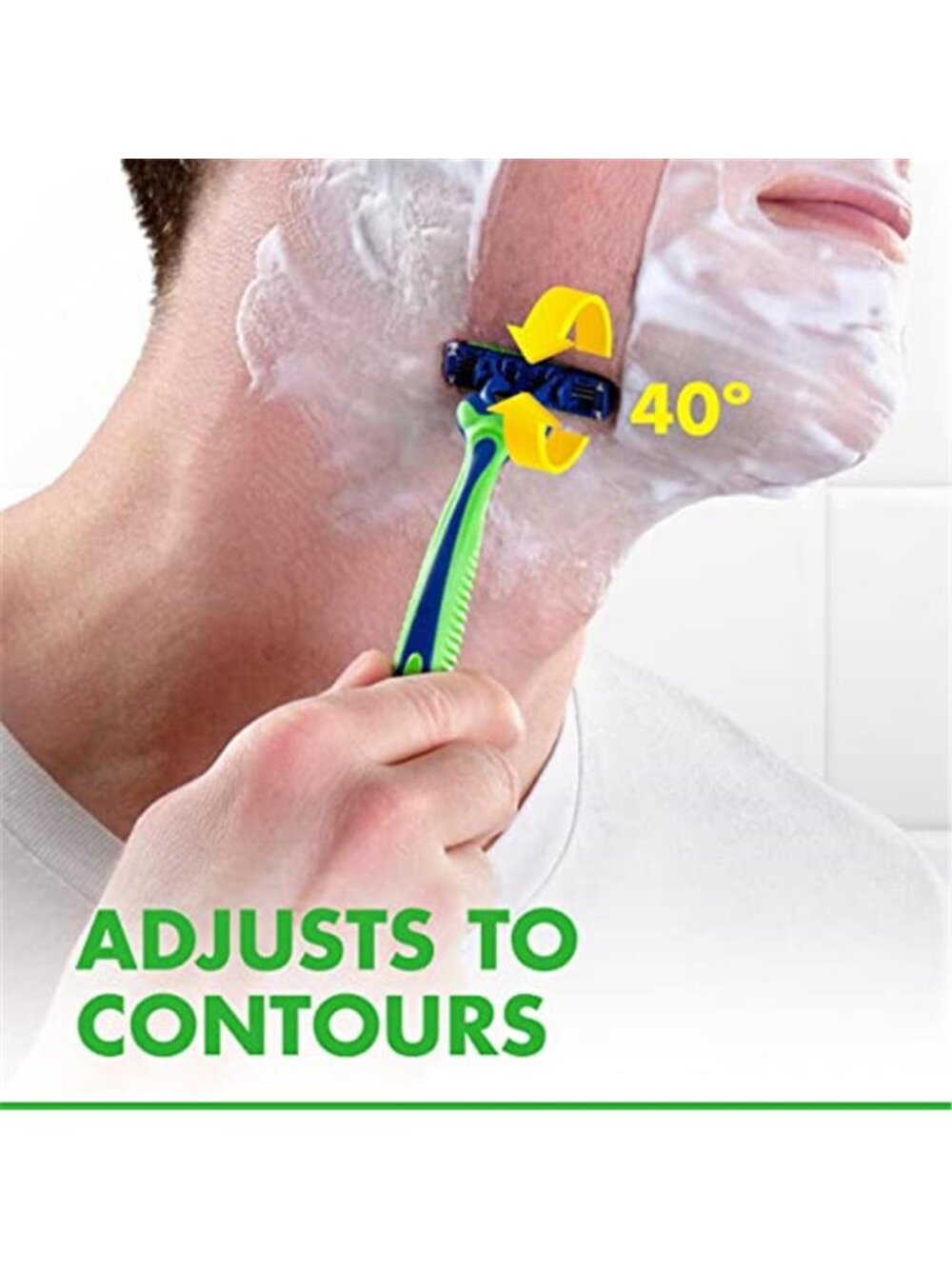 Gillette Sensor3 Sensitive Men's Disposable Razor, 4 Razors - Picture 7 of 7
